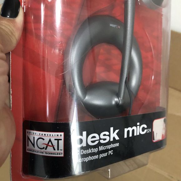 NEW SEALED Labtec Desk Mic 524 Desktop Microphone - New in package. - Picture 4 of 4